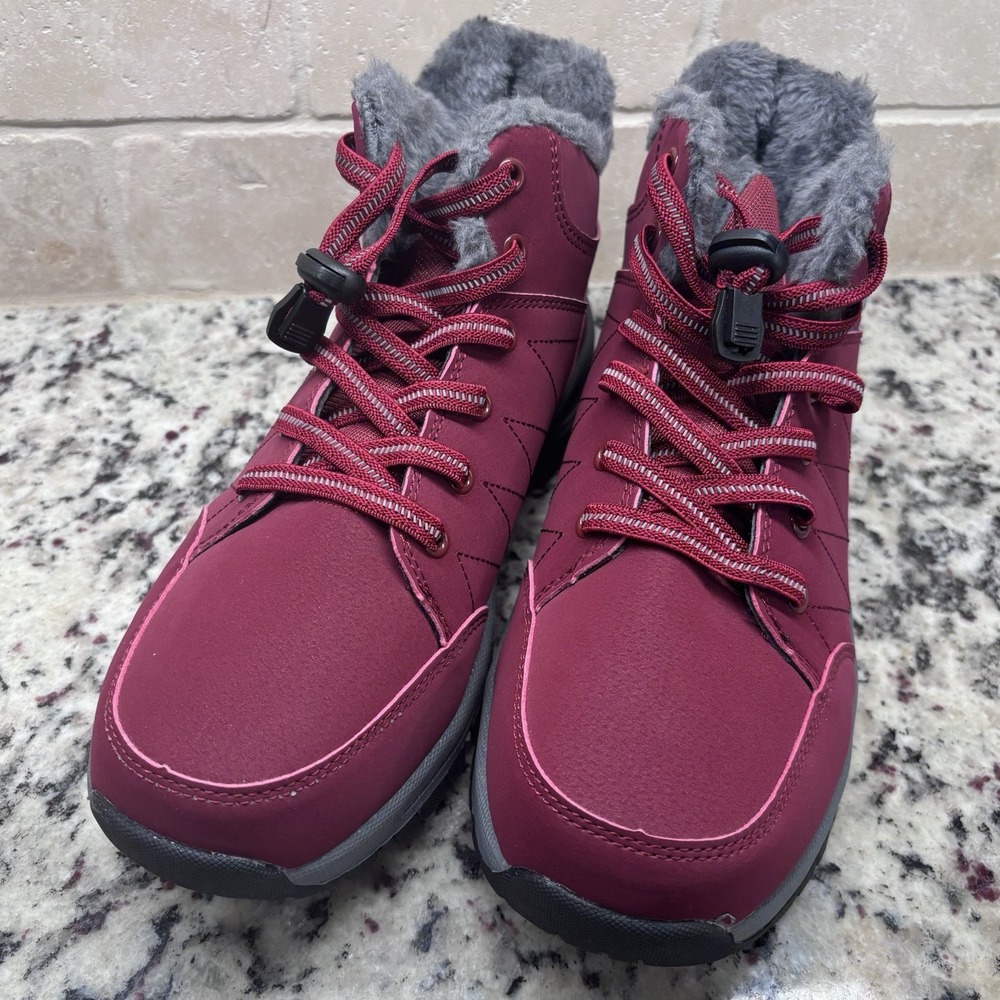 Hanabira Women's Ankle Snow/ Hiking Boots size 40 Fur Lined